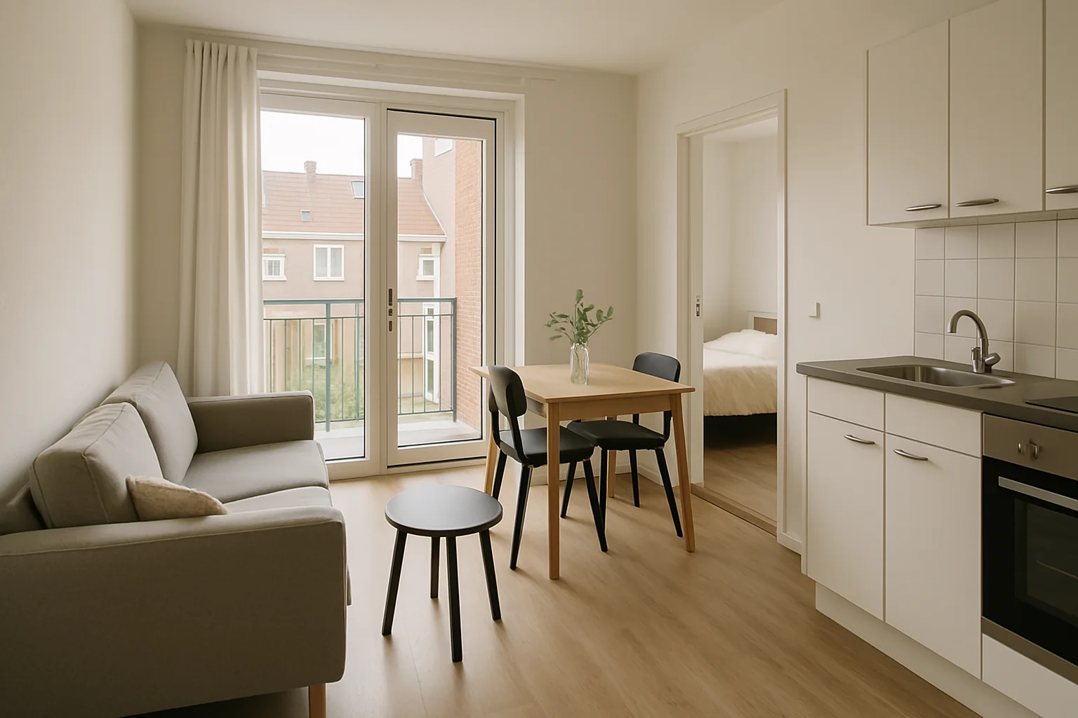 Unfurnished studio near the forest in Eindhoven - Fallback Image